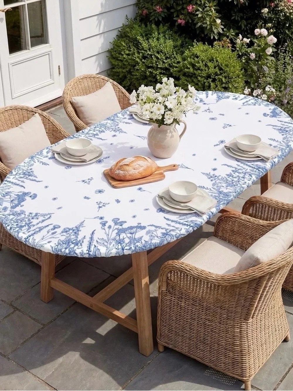 Fitted  Tablecloth - Elegant Home Dining Table Cover
